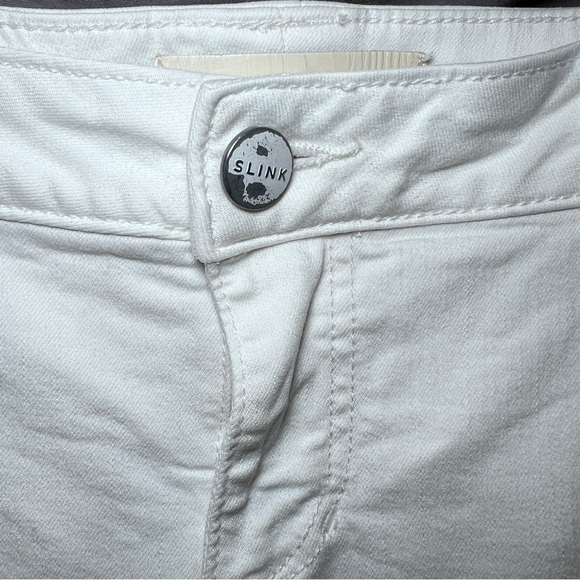Slink Jeans Plus “Curvy” Mid-Rise Ankle Skinny Jeans Size 14 <white> - Picture 5 of 10